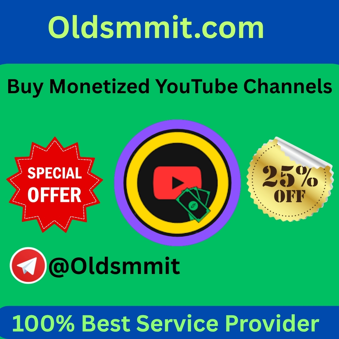 Buy Monetized YouTube Channels